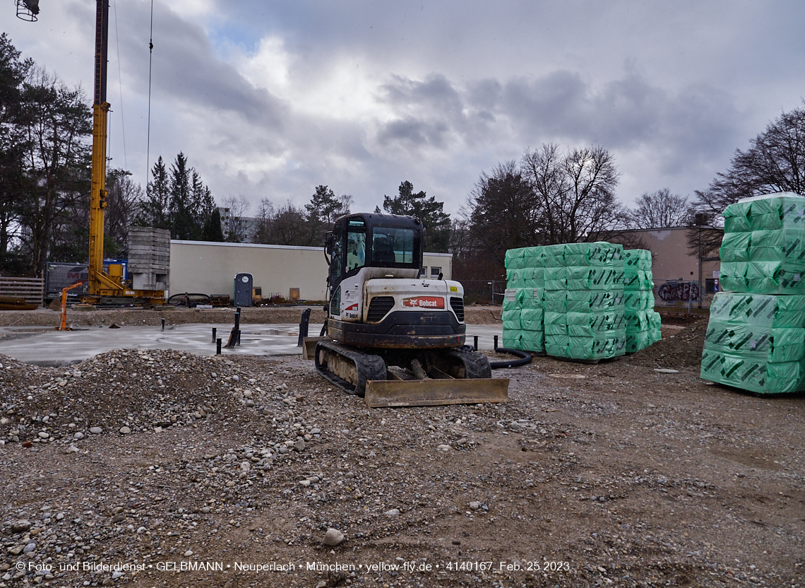 25.02.2023 -  Baustelle Haus für Kinder in Neupelach Quiddestraße 3